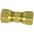 85016 by TECTRAN - Air Brake Air Line Union - Brass, 1/4 inches Tube Size