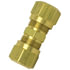 85016 by TECTRAN - Air Brake Air Line Union - Brass, 1/4 inches Tube Size