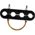 47130 by TECTRAN - 4-Hole Air Line Beefy Clamp, with U-Bolt, Holds (4) Air Lines