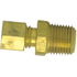 89452 by TECTRAN - Transmission Air Line Fitting - Brass, 1/8 in. Tube, 1/8 in. Thread, Male Connector