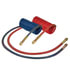 Tectran 16220BV Air Brake Hose 20 ft. Blue V-Line Aircoil with DOT Brass Fittings, 1/2" Tube OD, 12" x 12" Lead Lengths