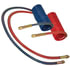 16220BV by TECTRAN - 1/2" V-Line Blue Aircoil with Spring Guards, 1/2 in. Tube OD, 20 ft. Long