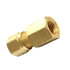 85039 by TECTRAN - DOT Female Ferrule Connector Fitting for Nylon Tubing, 3/8" Tube Size, 1/4", Pipe Thread