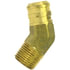 140-8C by TECTRAN - 45-Deg Elbow Hose Barb Fitting to Male Pipe, 1/2" Hose I.D., 3/8" Pipe Thread