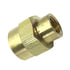 88161 by TECTRAN - Air Brake Reduction Coupling - Brass, 1/2 in. Pipe Thread A, 1/4 in. Pipe Thread B