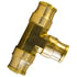 PL1364-10 by TECTRAN - Air Brake Air Line Union - Brass, 5/8 in. Tube Size, Push-Lock