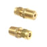 89450 by TECTRAN - Transmission Air Line Fitting - Brass, 5/32 in. Tube, 1/8 in. Thread, Male Connector