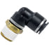 87554 by TECTRAN - 90-Deg Male Elbow Push-Lock Swivel Composite Fitting, 1/8" Tube Size, 1/8" Pipe Thread