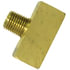 88047 by TECTRAN - Air Brake Air Line Thread Branch Tee - Brass, 1/4 in. Pipe Thread, Extruded