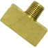 88047 by TECTRAN - Air Brake Air Line Thread Branch Tee - Brass, 1/4 in. Pipe Thread, Extruded