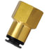 QL136610D by TECTRAN - DOT Female Push-Lock Composite Connector Fitting, 5/8 in. Tube Size, 1/2 in. Pipe Thread