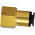 QL136610D by TECTRAN - DOT Female Push-Lock Composite Connector Fitting, 5/8 in. Tube Size, 1/2 in. Pipe Thread