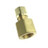 85040 by TECTRAN - DOT Female Ferrule Connector Fitting for Nylon Tubing, 3/8" Tube Size, 3/8", Pipe Thread