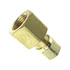 85040 by TECTRAN - DOT Female Ferrule Connector Fitting for Nylon Tubing, 3/8" Tube Size, 3/8", Pipe Thread