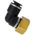 QL137010D by TECTRAN - DOT 90-Deg Female Elbow Push-Lock Swivel Composite Fitting, 5/8" Tube Size, 1/2" Pipe Thread