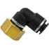 QL137010D by TECTRAN - DOT 90-Deg Female Elbow Push-Lock Swivel Composite Fitting, 5/8" Tube Size, 1/2" Pipe Thread