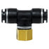 QL137810B by TECTRAN - Air Brake Air Line Thread Branch Tee - 5/8 - in. Tube, , Female, Swivel, Composite