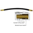 651888 by TECTRAN - 3/8" Air Brake Chamber Hose, 18 in. Length, with 1/2" Dual LIFESwivel Ends