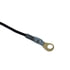 TB25-ST by TECTRAN - Ring Terminal - Blue, 16-14 Wire Gauge, 1/4 inches Stud, Heat Shrink