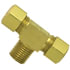 88358 by TECTRAN - Compression Fitting - Brass, 3/8 in. Tube, 1/4 in. Thread, Male Branch Tee