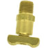 90040 by TECTRAN - Air Brake Air Shut-Off Petcock - Brass, Needle Seat