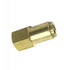 87047 by TECTRAN - DOT Female Push-Lock Brass Connector Fitting for Nylon Tubing, 3/8" Tube Size