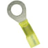 TY50S by TECTRAN - Ring Terminal - Yellow, 12-10 Wire Gauge, 1/2 inches Stud, Solder and Shrink