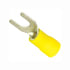 TYS6 by TECTRAN - Spade Terminal - Yellow, 12-10 Wire Gauge, #6 Stud Size, Vinyl