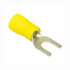 TYS8 by TECTRAN - Spade Terminal - Yellow, 12-10 Wire Gauge, #8 Stud Size, Vinyl