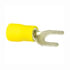 TYS8 by TECTRAN - Spade Terminal - Yellow, 12-10 Wire Gauge, #8 Stud Size, Vinyl