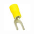 TYS6 by TECTRAN - Spade Terminal - Yellow, 12-10 Wire Gauge, #6 Stud Size, Vinyl