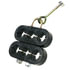 47123 by TECTRAN - 6-Hole Beefy Clamp, with U-Bolt and Eye Bolt, Holds (4) Air Lines and (2) Power Lines