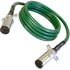 37027 by TECTRAN - ARTICFLEX 7-Way ABS Duty Straight Cable, Green, 8 ft., Metal Plugs, WeatherSeal