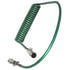 37054 by TECTRAN - Trailer Power Cable - 12 ft., 7-Way, Powercoil, ABS, Green, with WeatherSeal