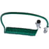 37039 by TECTRAN - Trailer Power Cable - 15 ft., 7-Way, Powercoil, ABS, Green, with Spring Guards