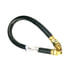 21049 by TECTRAN - 24" Single Swivel End Air Brake Hose Assembly, 3/8 in. Hose ID, 1/4" Ends