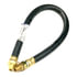 21049 by TECTRAN - 24" Single Swivel End Air Brake Hose Assembly, 3/8 in. Hose ID, 1/4" Ends