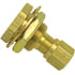 84044 by TECTRAN - Air Brake Frame Coupling - 1-3/4 in. Long, 3/8 in. NPT Female, to Nylon 1/2 O.D Tubing