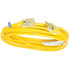 38161 by TECTRAN - Power Outlet Extension Cord Plug - Yellow, 3-Prong Design, 15 AMPS at 20V