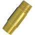 113-A2 by TECTRAN - Air Brake Pipe Nipple - Brass, 1/8 in. Pipe Thread, 2 in. Long Nipple