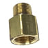 89144 by TECTRAN - SAE Female to Male Pipe Flare Connector Fitting, 1/2" Tube Size, 3/8" Pipe Thread