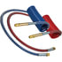 20024 by TECTRAN - Industry Grade Blue Service Aircoil with Brass Handle, 15 ft., 12" x 12" Leads