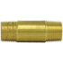 Tectran 113B11/2 Air Brake Air Line Fitting Brass Long Nipple Pipe Fitting with 1/4 in. Pipe Thread and 1 1/2 in. Length