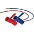 20175 by TECTRAN - 15 ft. PROFLEX-SP Red and Blue Aircoil with Handles, 12" x 12" Leads