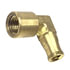 87087 by TECTRAN - DOT Female Elbow Push-Lock Brass Fitting, 1/4" Tube Size, 1/4" Thread Size