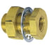 84055 by TECTRAN - Air Brake Frame Coupling - Brass, 1.5 in. Long, 1/2-14 in. Female, 1/2-14 in. Female