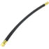 21975 by TECTRAN - 1/2" Air Brake Chamber Hose, 22 in. Long, with 1/2" 45-Deg Flare Dual Swivel Fittings