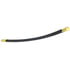 21975 by TECTRAN - 1/2" Air Brake Chamber Hose, 22 in. Long, with 1/2" 45-Deg Flare Dual Swivel Fittings