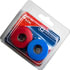 16254 by TECTRAN - Air Brake Gladhand Seal - (2) Red and (2) Blue, Polyurethane, with Built in Filter