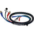 22301 by TECTRAN - Air Brake Hose and Power Cable Assembly - 12 ft., Red and Blue, 3-in-1 AirPower Lines